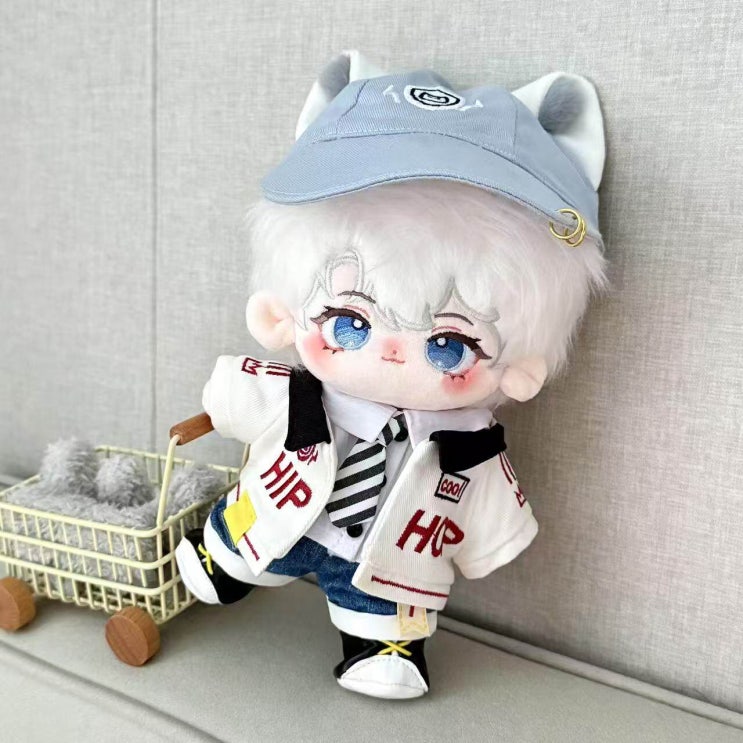  20cm 봄날의 힙합 고양이 세트 인형옷 아이돌인형옷