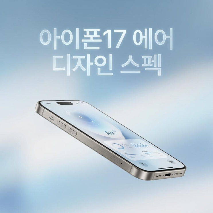  아이폰17 에어 디자인 스펙 장단점 총정리