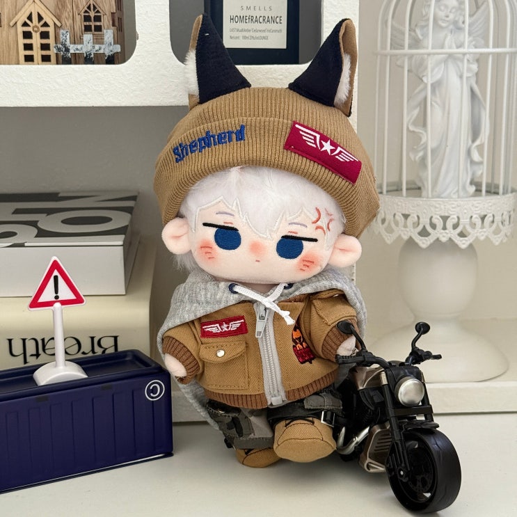 20cm 셰퍼드 파일럿 세트 인형옷 아이돌인형옷