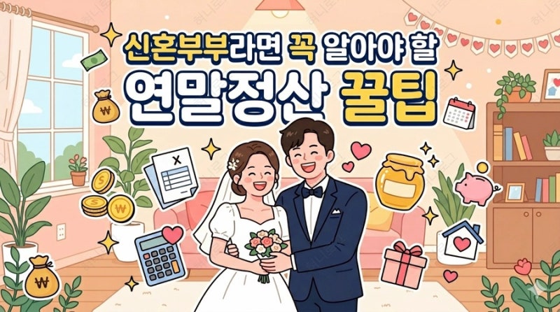 신혼부부라면 꼭 알아야 할 연말정산 꿀팁