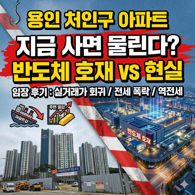  용인 처인구 아파트 임장 후기, 반도체 호재에도 지금 사면 물리는 현실적인 이유