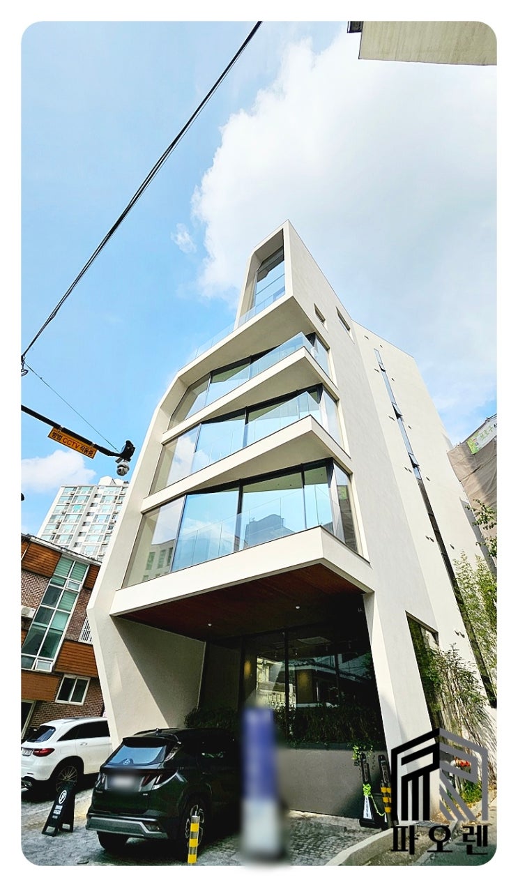  청담동예쁜사옥임대 | 청담사거리 이면 2024신축 지하1~5층 단독빌딩
