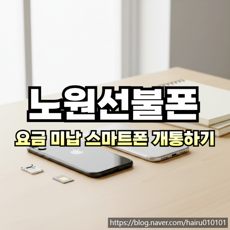  노원선불폰 요금 미납 스마트폰 유심 빠르게 개통하기