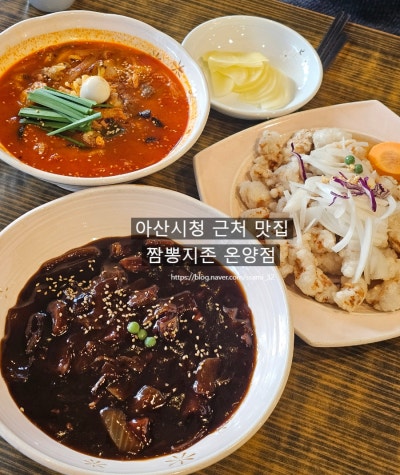 아산짬뽕 맛집 아산시청 근처 짬뽕지존 온양점 이사 후 첫 중식 대성공!