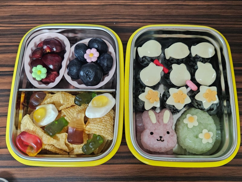 5세 유치원 첫 소풍 도시락｜주먹밥 도시락 만들기 + 치즈 꿀팁