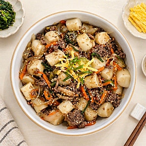 어린이 궁중떡볶이 레시피 소고기 간장떡볶이 소스 만들기