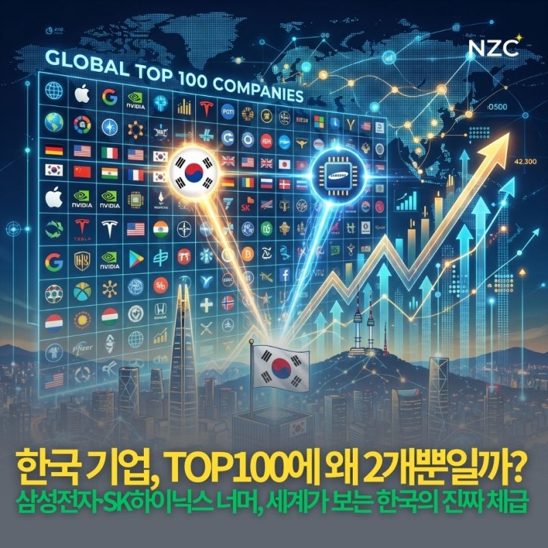세계 기업 자산가치 TOP100, 왜 우리 기업은 생각보다 적어 보일까