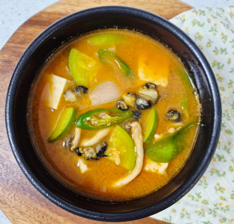 우렁 된장찌개 끓이는법 우렁이 손질 된장찌개 레시피