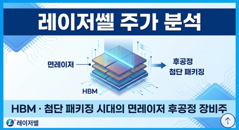 레이저쎌 주가 분석: HBM·첨단 패키징 시대의 면레이저 반도체 후공정 장비주