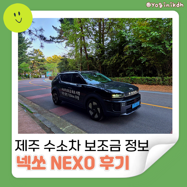 제주 수소차 넥쏘 NEXO 시승으로 알아본 그린수소 지원사업 수소차 지원금 충전소 정보