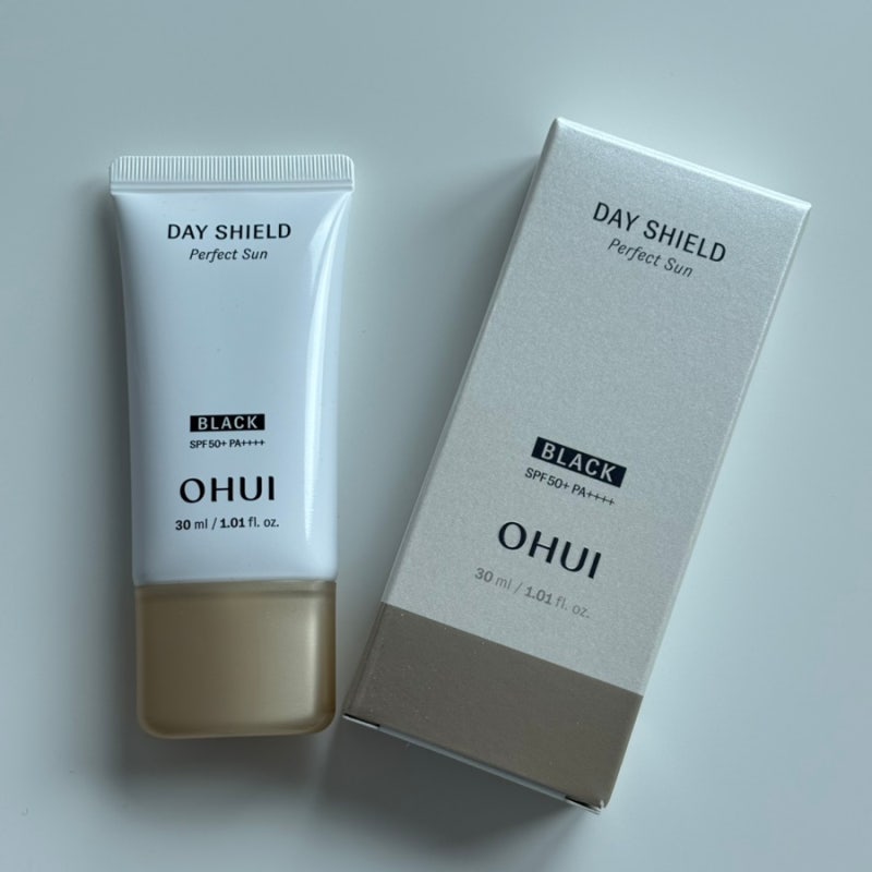 오휘 선크림 블랙 듀오 백탁 없는 남자 자외선 차단제 추천