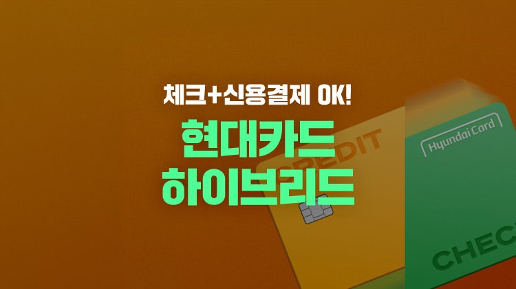 애플페이 10% 캐시백 받는 새로운 체크카드 등장! 현대카드 하이브리드 종류·혜택 추천 완벽 ....
