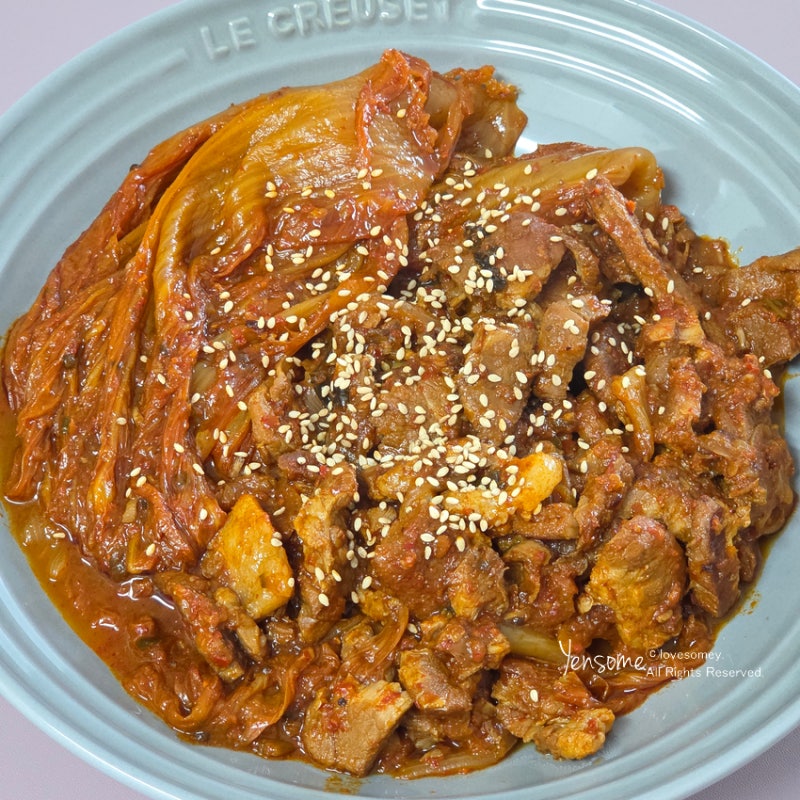 목살로 만든 돼지김치찜, 편스토랑 류수영 레시피