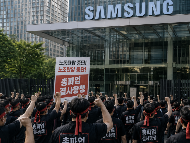  "파업 앞두고 해외 체류?" 삼성 노조 논란. 내 주식 괜찮을까