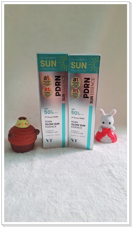 다이소 가성비 선크림 눈시림 백탁없는 자외선차단제 "VT PDRN 글로우 선 에센스"