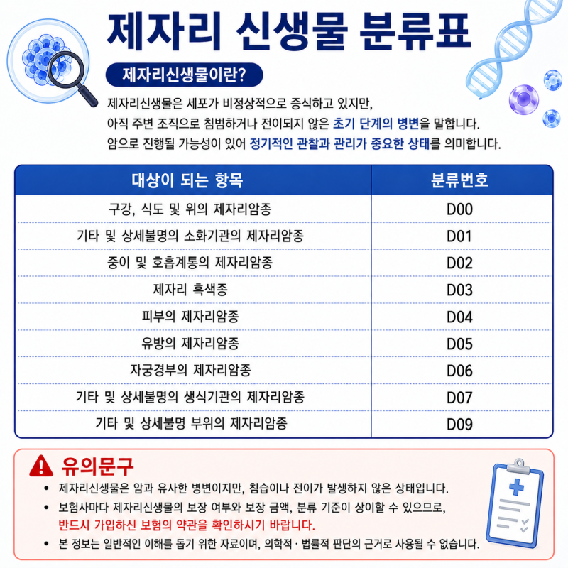 자궁경부 제자리암, 초기 단계인데 보험과 관리 왜 중요한가?