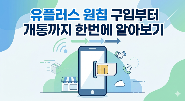  유플러스 원칩 구입부터 개통까지 한 번에 알아보기