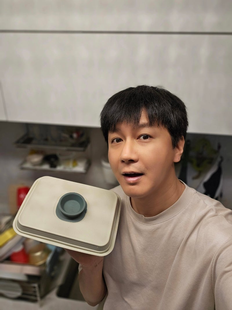 인콕 신박한 주방용품 만능 실리콘 용기(에어프라이어 전자렌지)날개형 찜기