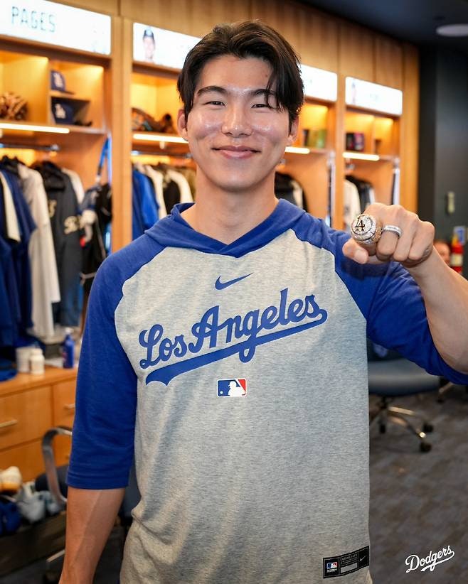 MLB 메이저리거 김혜성 월드시리즈 우승반지 LA다저스