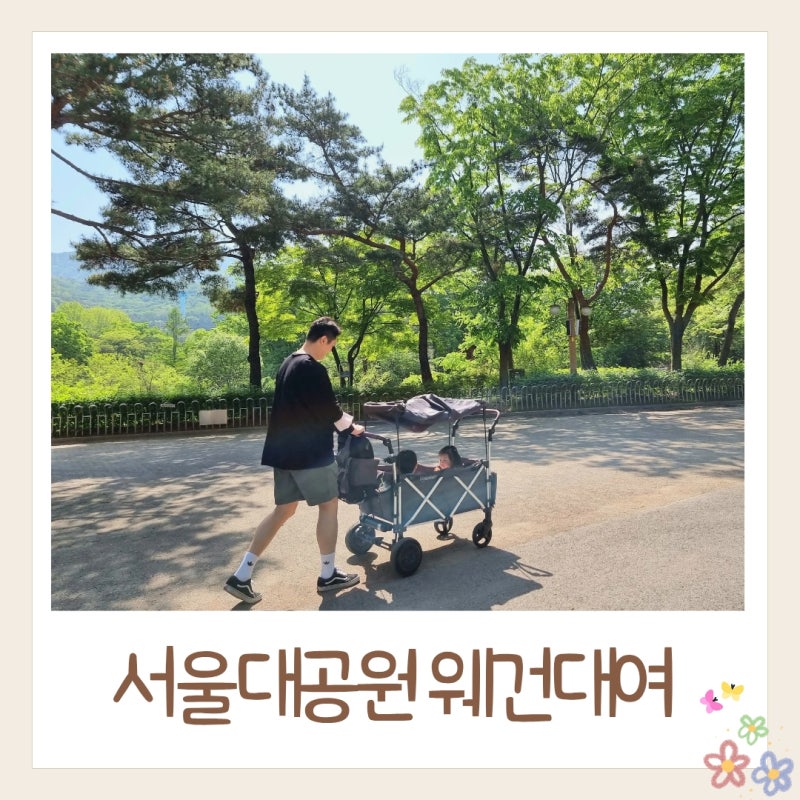 서울대공원 동물원 유모차 대여 전동웨건 위치 및 가격 총정리