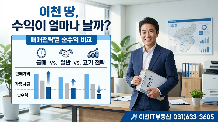  (2026 최신)이천 토지 매매 시세·매도 전략·양도세·실수령액 총정리