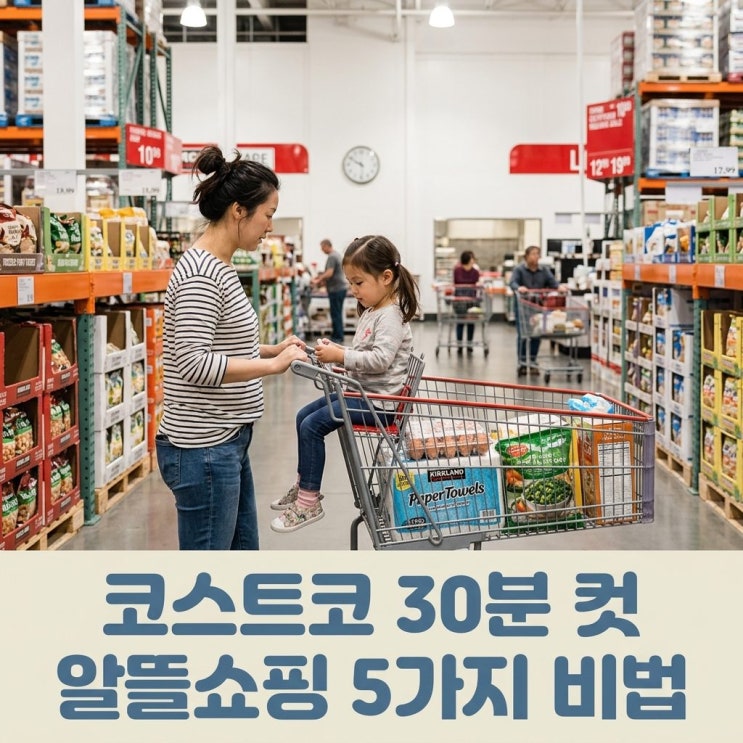  코스트코로 30분만에 끝내는 알뜰쇼핑 비법 5가지