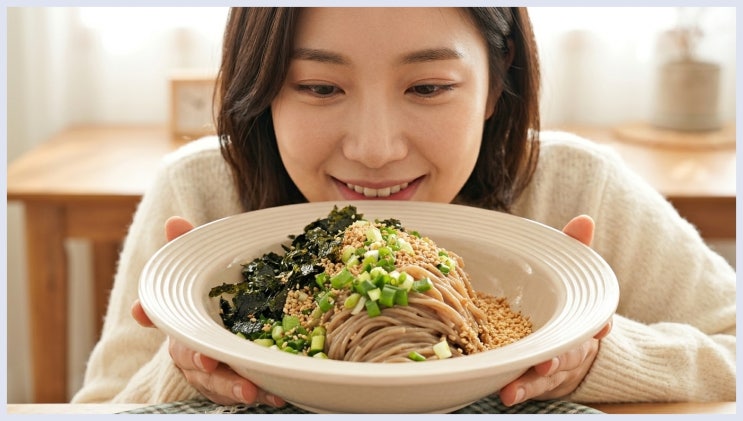  오늘 점심 뭐 먹지? 요즘 난리 난 "1분 들기름 막국수 레시피" 지금 당장 먹어야 하는 이유