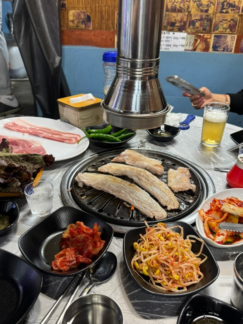 부산 사상노포고기집 뒷고기와 고추장삼겹살맛집 고추장숯불통