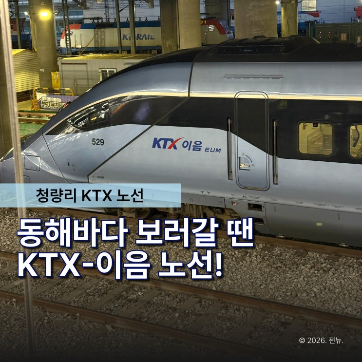  "서울역까지 가지 마세요" 청량리 KTX-이음 노선, 여기까지 바로 갑니다