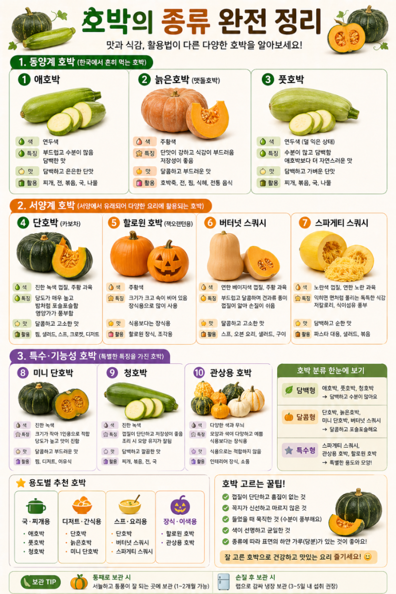 호박의 종류 품종 당도 순위 랭킹 top 10 가격비교 맛있는 호박고르는 방법 팁 tip 보관(단호박 ....