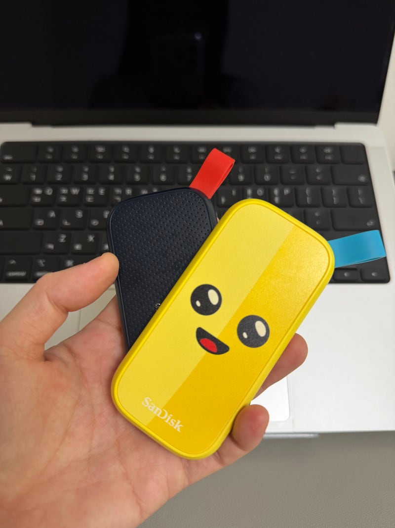 맥북 외장하드 추천 샌디스크 SSD 1TB 사용 후기