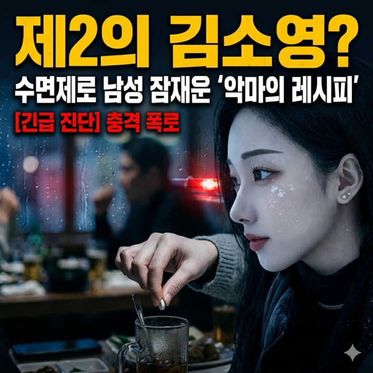  [곧 삭제예정] 20대 여성 수면제 범죄 충격: 제2의 김소영? 모방범죄 수법과 데이트 안전 수칙 총정리