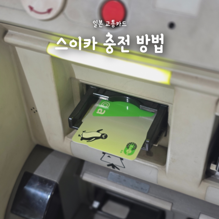  일본 교통카드 스이카 충전방법, 이코카 차이 & 스이카 종류까지 !