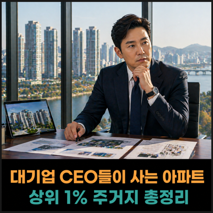  대기업 CEO들이 많이 사는 아파트