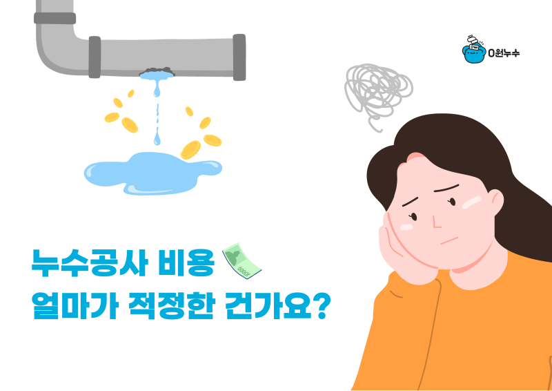 누수공사 비용, 얼마가 적정한 건가요? 바가지 안 당하는 법부터 0원에 해결하는 법까지