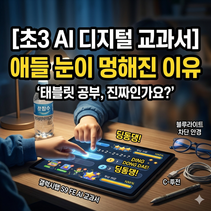  [초3 AI 디지털 교과서] 학습 격차 줄인다는 태블릿, 우리 집 애들 눈빛이 멍해진 이유