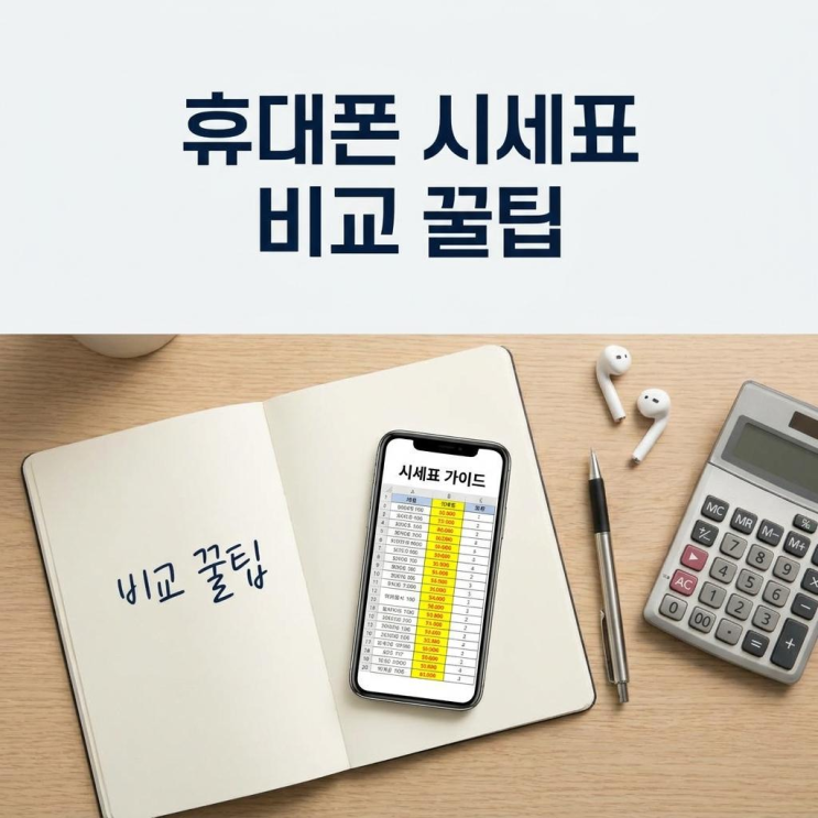 부산 휴대폰 성지 시세표 가이드 및 비교 꿀팁