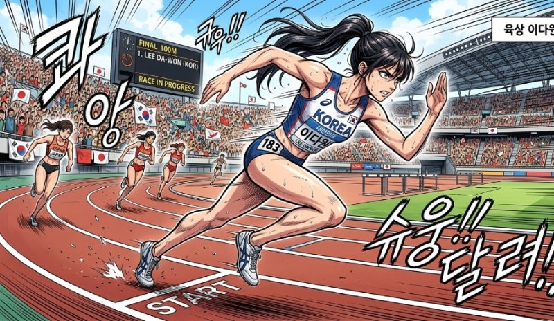 한국 여자 육상의 미래! 육상 이다원 선수의 기록과 눈부신 활약상 정리