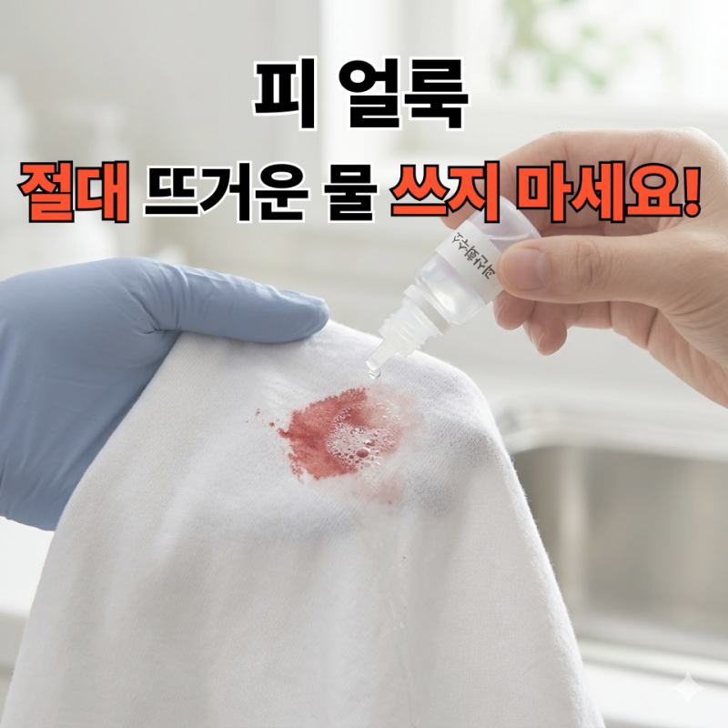 피 얼룩 제거법 5가지, 옷 살리는 가장 확실한 방법