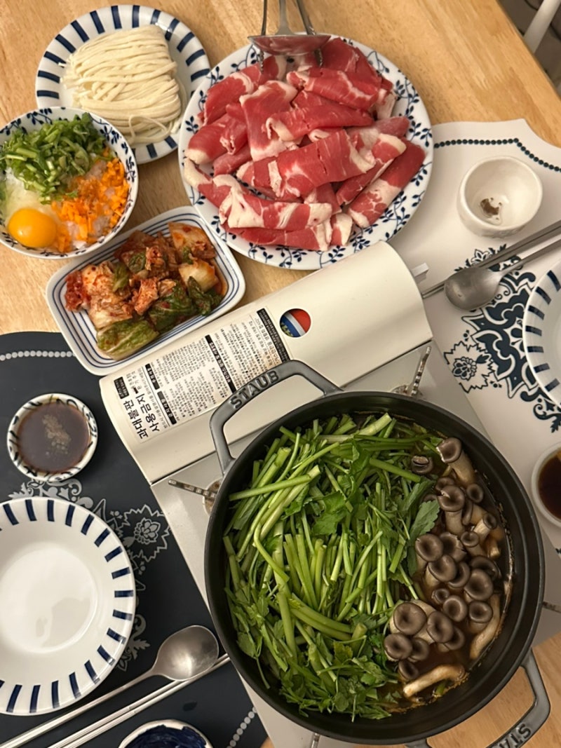 등촌 샤브 칼국수 완벽 레시피 볶음밥 육수 등 완벽 정리