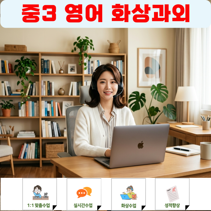  중3 영어 화상과외 솔직 후기 내신·수행평가 한 번에 잡은 방법