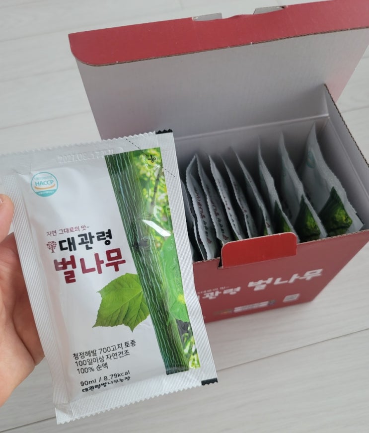   “다음 날이 다르다”…대관령 벌나무즙 100% 순액 15포 직접 먹어본 솔직 후기
