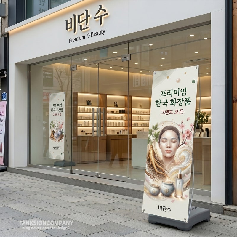 실외 물통배너로 매장 방문 늘리는 방법