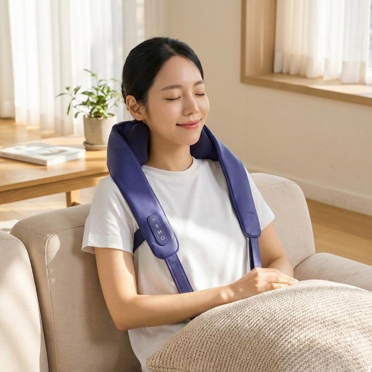  목 어깨 마사지기, 피로 싹 풀어주는 어깨 두드림 마사지기 V3 찐 후기!