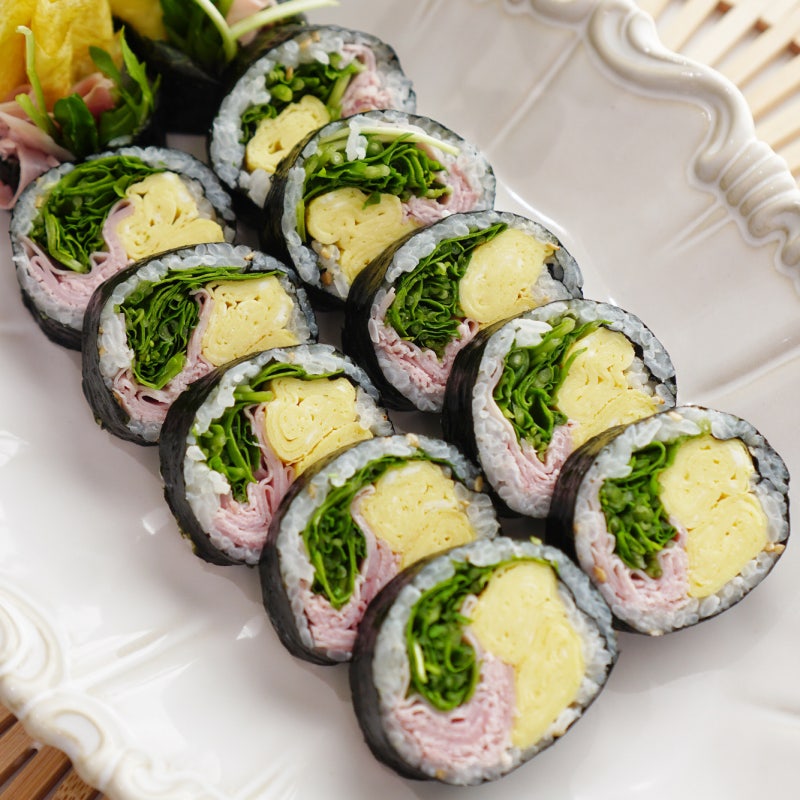 간단한 김밥 만들기 풍미 가득 잠봉뵈르 김밥 집김밥 레시피 나들이음식 도시락