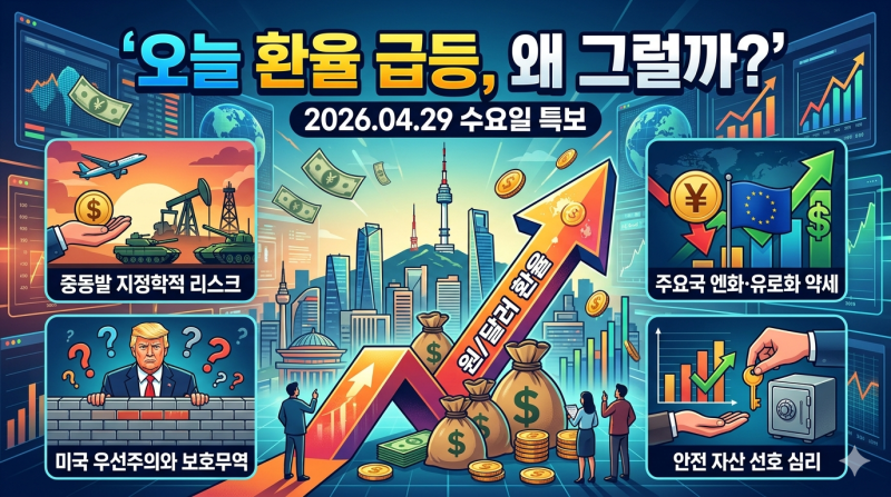 오늘 환율 급등, 왜 그럴까? 국제 정세로 본 원/달러 환율 전망