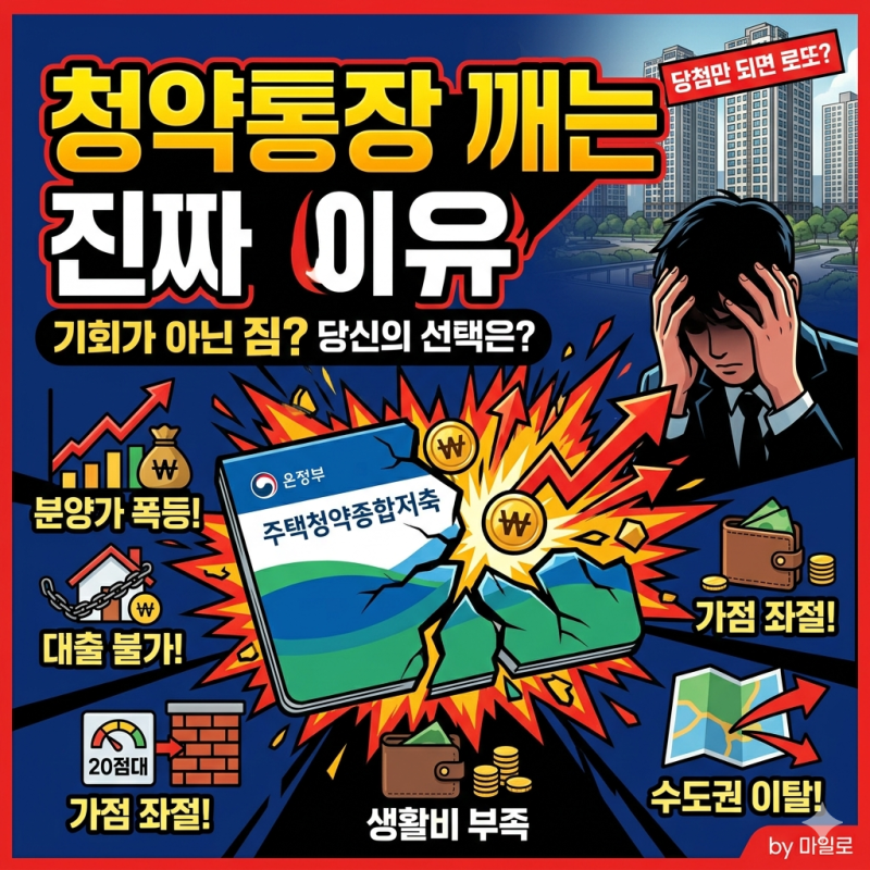 청약통장, 왜 깨는 걸까? 해지 급증의 진짜 이유