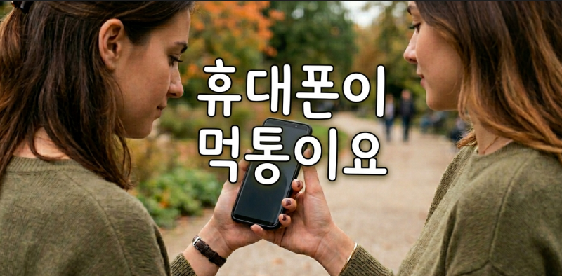 갤럭시 화면 안 켜짐? 전원은 들어오는데 화면 먹통 해결 방법