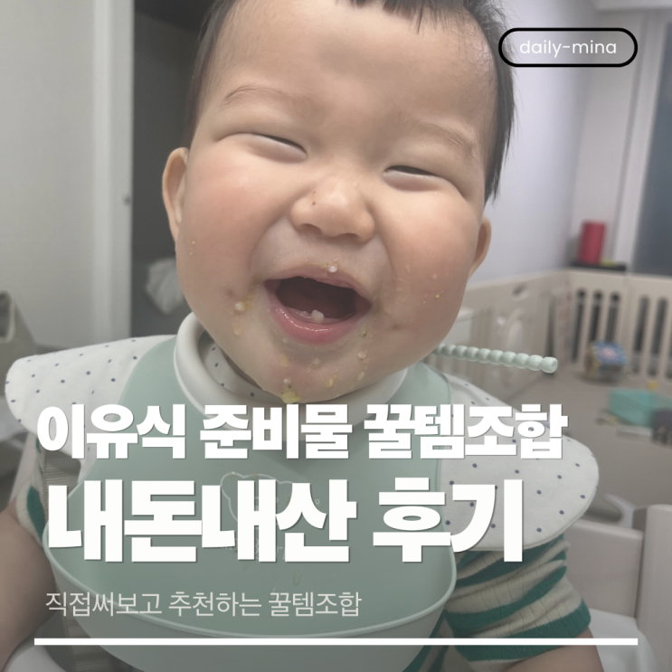  이유식 준비물 내돈내산 후기 : 직접 써보고 추천하는 꿀템 조합