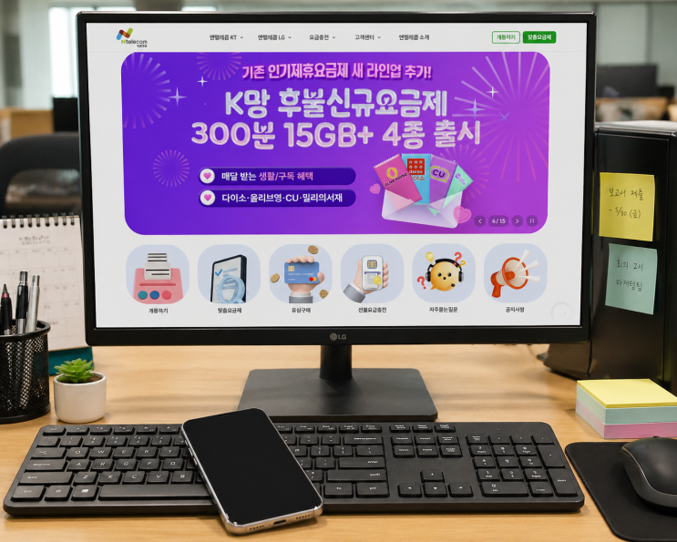  스마트폰 알뜰폰 요금제로 세컨폰 개통으로 번호 한개 더 만드는 방법 정리